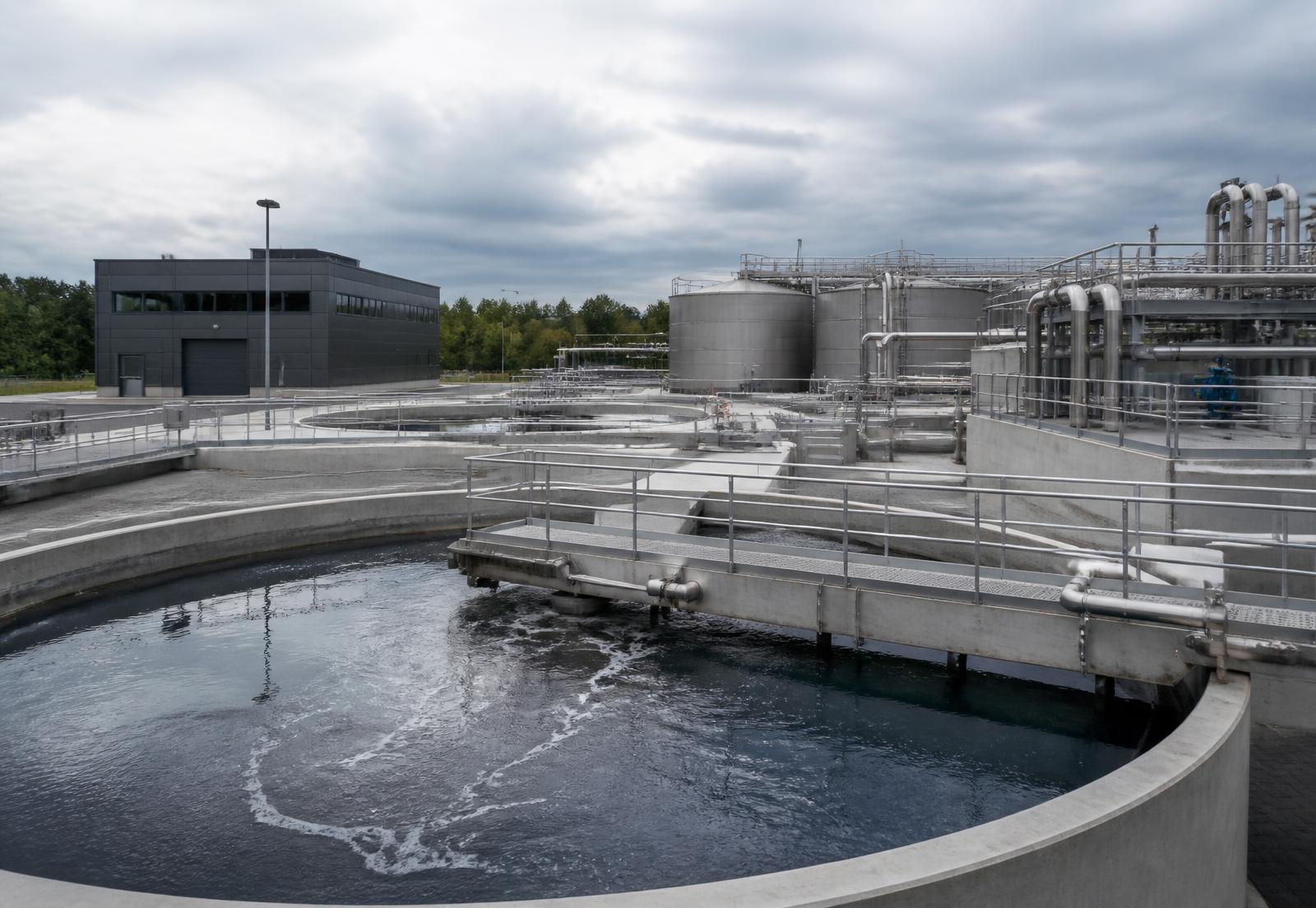 Moderne Anlage für Wasserinfrastruktur